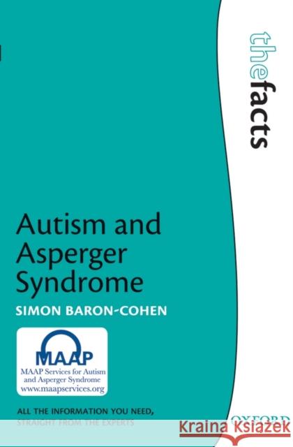 Autism and Asperger Syndrome Simon Baron-Cohen 9780198504900