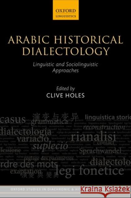 Arabic Historical Dialectology: Linguistic and Sociolinguistic Approaches Holes, Clive 9780198701378 Oxford University Press, USA
