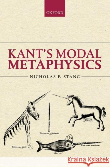 Kant's Modal Metaphysics Nicholas Stang 9780198712626