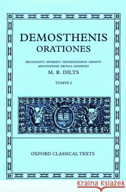 Demosthenis Orationes: Tomus I Demosthenes 9780198721680 Oxford University Press, USA