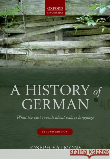 A History of German: What the Past Reveals about Today's Language Salmons, Joseph 9780198723028
