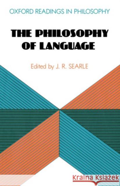 The Philosophy of Language  9780198750154 OXFORD UNIVERSITY PRESS