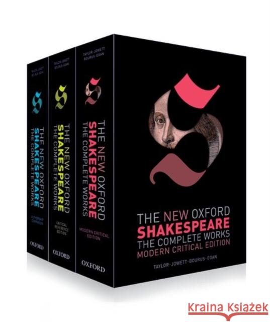 The New Oxford Shakespeare: Complete Set: Modern Critical Edition, Critical Reference Edition, Authorship Companion Shakespeare, William 9780198791324 Oxford University Press, USA