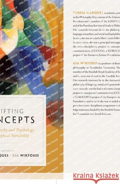 Shifting Concepts: The Philosophy and Psychology of Conceptual Variability Teresa Marques  9780198803331 Oxford University Press, USA