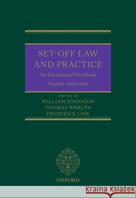 Set-Off Law and Practice: An International Handbook Johnston, William 9780198808589 Oxford University Press, USA