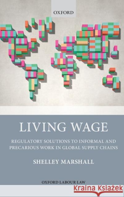 Living Wage: Regulatory Solutions to Informal and Precarious Work in Global Supply Chains Shelley Marshall 9780198830351 Oxford University Press, USA