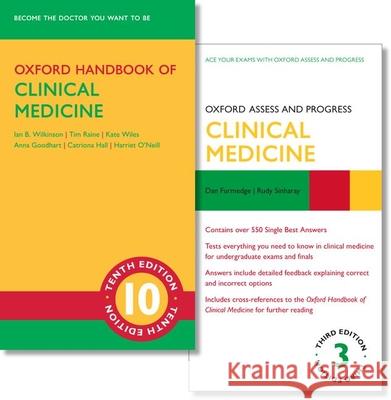 Oxford Handbook of Clinical Medicine 10e and Oxford Assess and Progress: Clinical Medicine 3e Wilkinson, Ian B. 9780198834908 OUP Oxford