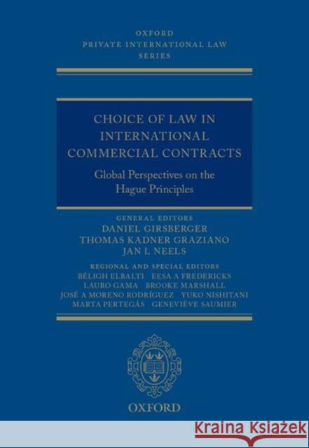 Choice of Law in International Commercial Contracts Daniel Girsberger Thomas Kadne Jan L. Neels 9780198840107 Oxford University Press, USA