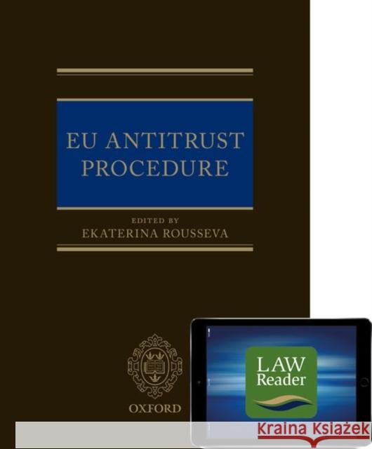 Eu Antitrust Procedure: Digital Pack Rousseva, Ekaterina 9780198856177 Oxford University Press