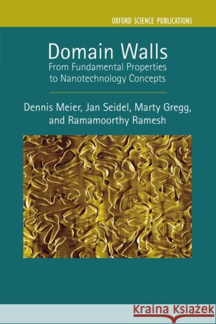 Domain Walls: From Fundamental Properties to Nanotechnology Concepts Dennis Meier Jan Seidel Marty Gregg 9780198862499 Oxford University Press, USA