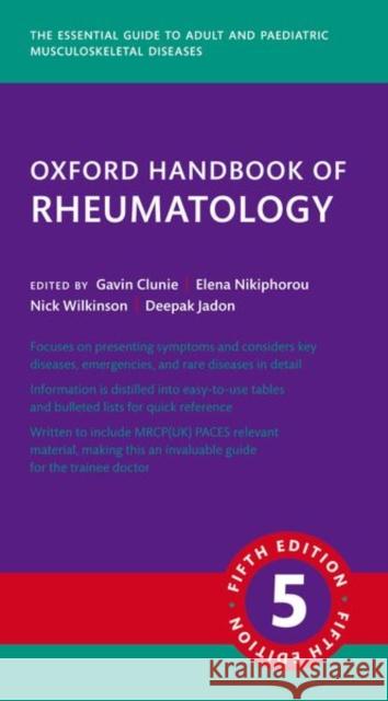 Oxford Handbook of Rheumatology 5e  9780198885153 Oxford University Press