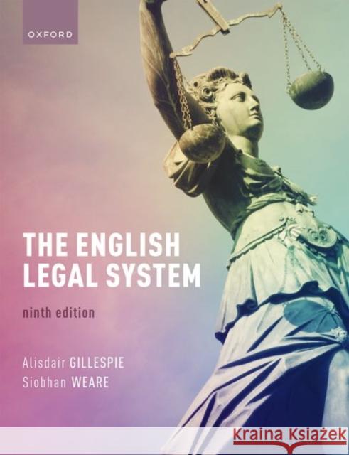 The English Legal System Weare  9780198889632