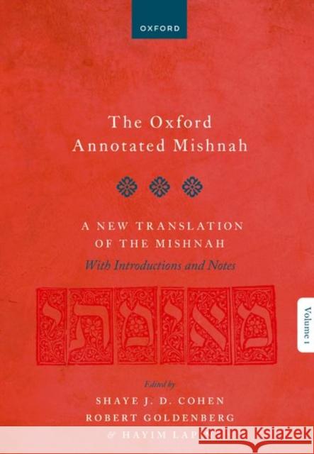 The Oxford Annotated Mishnah  9780198894186 Oxford University Press
