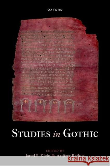 Studies in Gothic  9780198896692 Oxford University Press