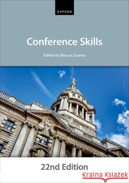 Conference Skills The City Law School 9780198923572 Oxford University Press