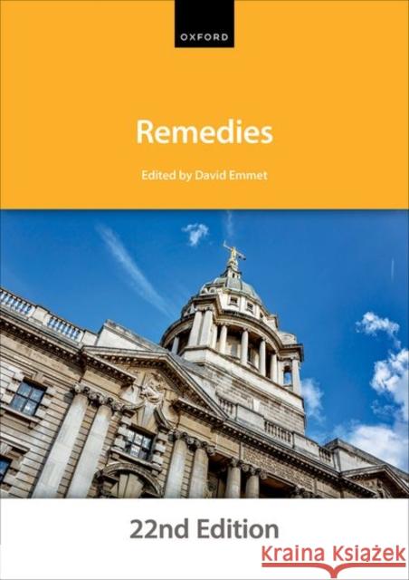 Remedies The City Law School 9780198923749 Oxford University Press