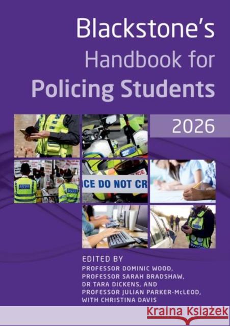 Blackstone's Handbook for Policing Students 2026  9780198972150 OUP OXFORD