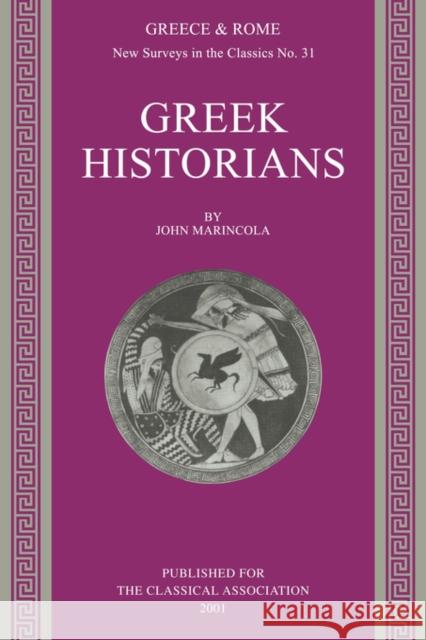 Greek Historians John Marincola John Taylor 9780199225019