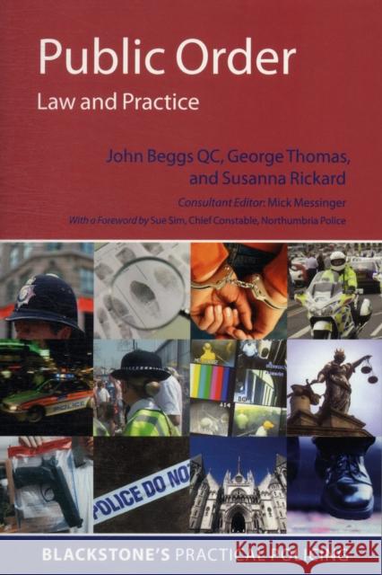 Public Order: Law and Practice John Beggs 9780199227976 0