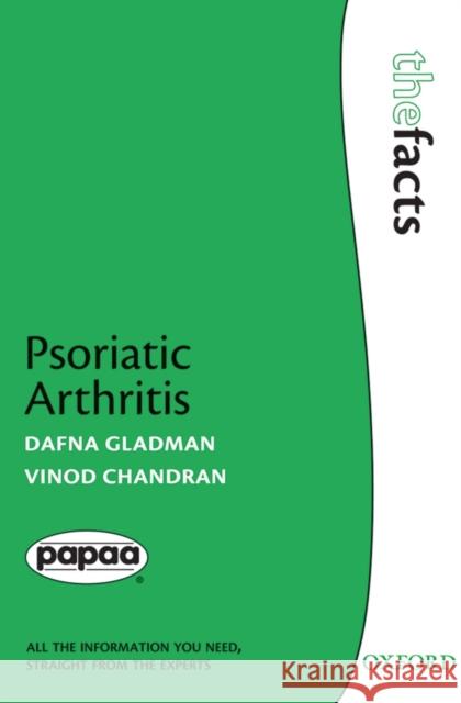 Psoriatic Arthritis Cheryl F Gladman 9780199231225 0