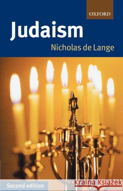 Judaism Nicholas De Lange 9780199252978