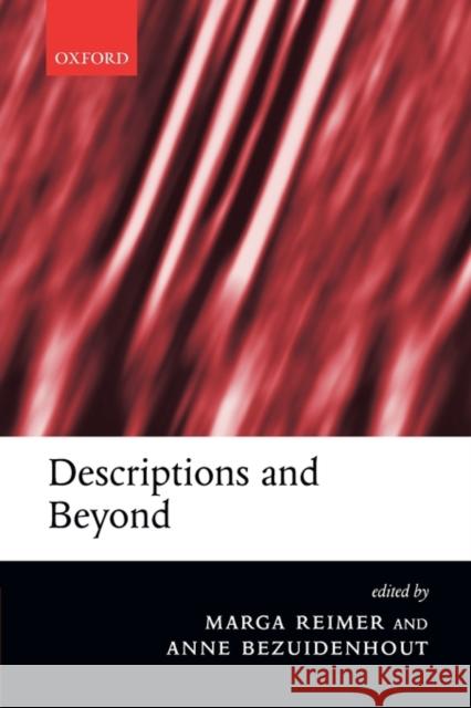 Descriptions and Beyond Marga Reimer Anne Bezuidenhout 9780199270521 Clarendon Press