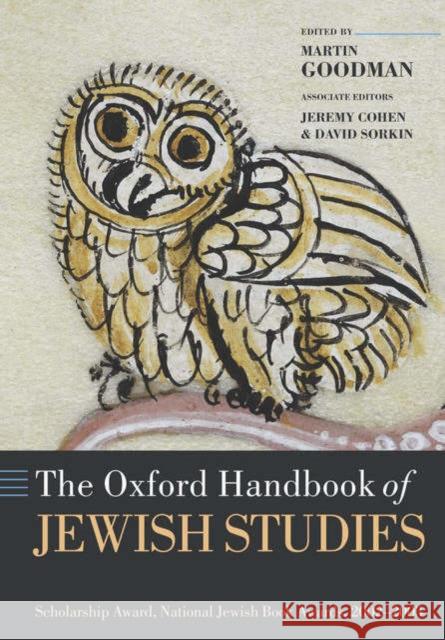 The Oxford Handbook of Jewish Studies  Goodman 9780199280322