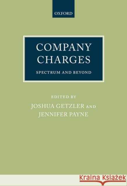 Company Charges: Spectrum and Beyond Getzler, Joshua 9780199299935