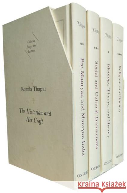 The Historian and Her Craft: Collected Essays and Lectures (4 Volume Set) Thapar, Romila 9780199467150 Oxford University Press, USA