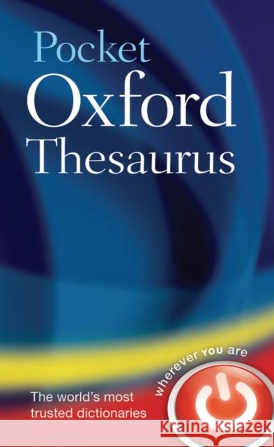 Pocket Oxford Thesaurus   9780199534821 Oxford University Press