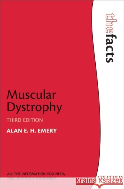 Muscular Dystrophy Alan E H Emery 9780199542161