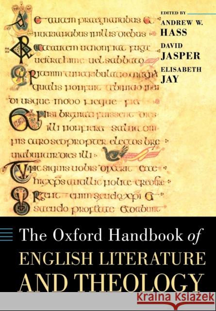 The Oxford Handbook of English Literature and Theology Elisabeth Hass 9780199544486