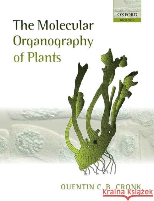 The Molecular Organography of Plants Quentin C. B. Cronk 9780199550364 OXFORD UNIVERSITY PRESS