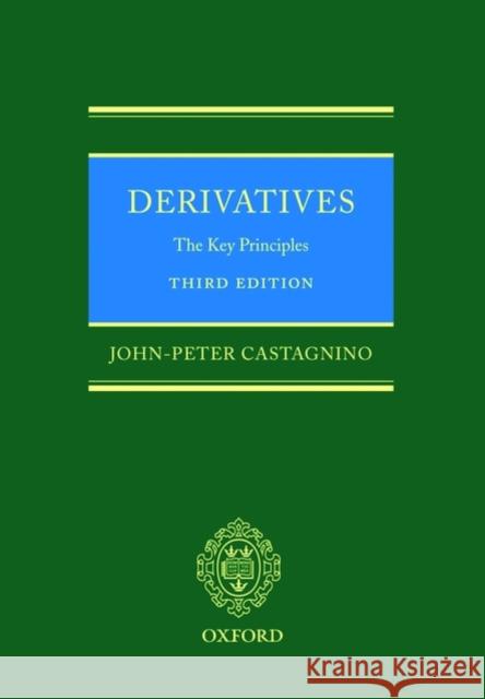 Derivatives: The Key Principles Castagnino, John-Peter 9780199556366 Oxford University Press, USA