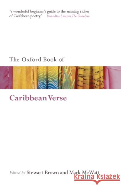 The Oxford Book of Caribbean Verse Stewart Brown 9780199561599 0