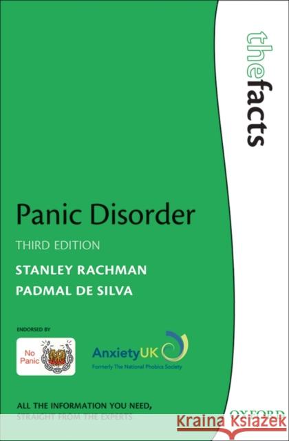 Panic Disorder: The Facts Stanley Rachman 9780199574698