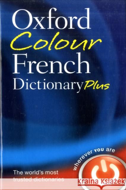 Oxford Colour French Dictionary Plus Oxford Dictionaries 9780199599554