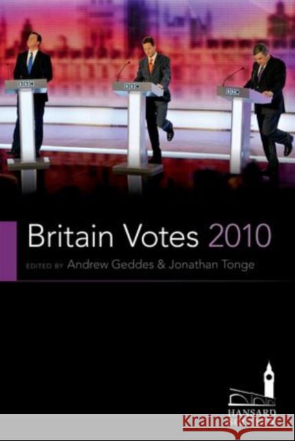 Britain Votes 2010 Andrew Geddes 9780199603275 0