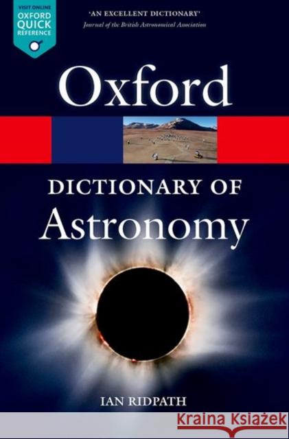A Dictionary of Astronomy Ian Ridpath 9780199609055 Oxford University Press