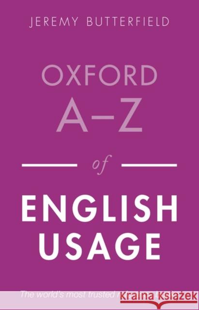 Oxford A-Z of English Usage   9780199652457 Oxford University Press