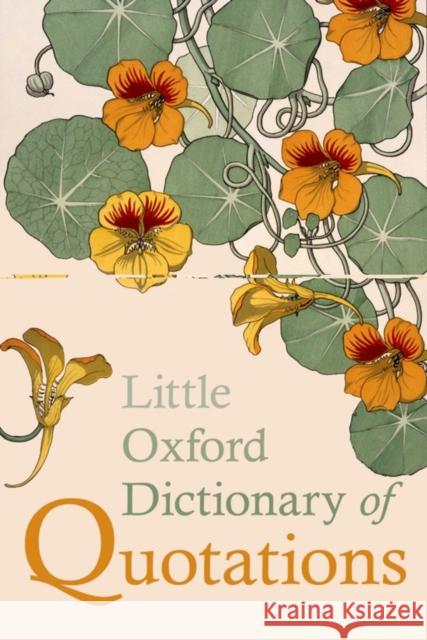 Little Oxford Dictionary of Quotations Susan Ratcliffe 9780199654505