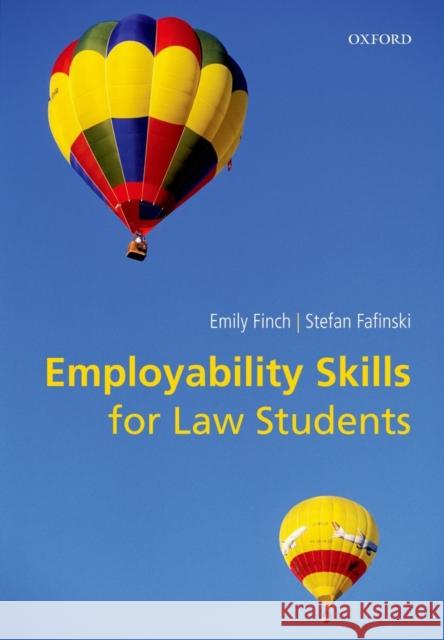 Employability Skills for Law Students Emily Finch 9780199663231 0