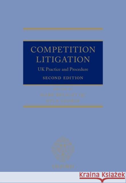 Competition Litigation: UK Practice and Procedure Brealey Qc, Mark 9780199665075 Oxford University Press, USA