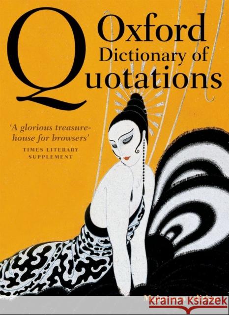 Oxford Dictionary of Quotations Elizabeth Knowles 9780199668700 Oxford University Press