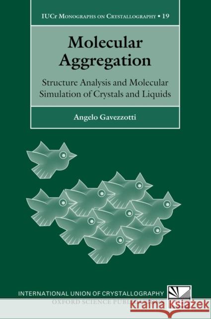 Molecular Aggregation: Structure Analysis and Molecular Simulation of Crystals and Liquids Gavezzotti, Angelo 9780199673650