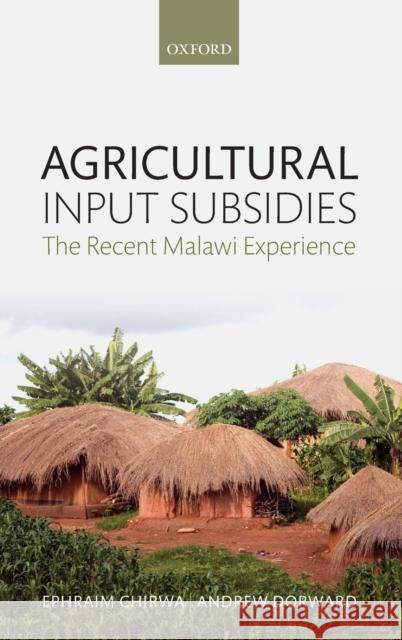 Agricultural Input Subsidies: The Recent Malawi Experience Chirwa, Ephraim 9780199683529 Oxford University Press, USA