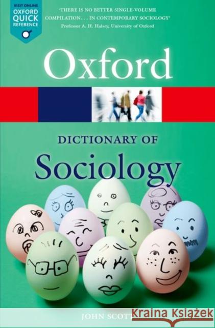 A Dictionary of Sociology John Scott 9780199683581 Oxford University Press