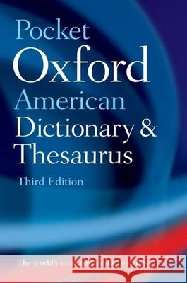 Pocket Oxford American Dictionary and Thesaurus  9780199729951 Oxford University Press, USA