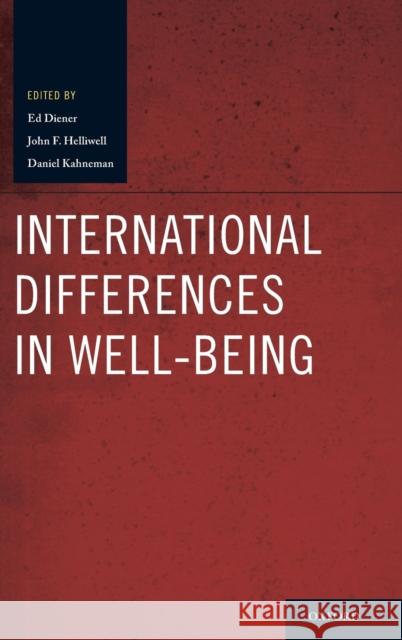 International Differences Well-Being C Diener, Ed 9780199732739 0