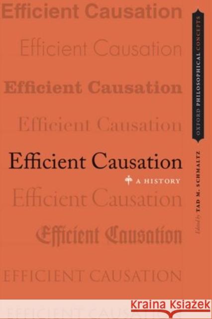 Efficient Causation: A History Tad M. Schmaltz 9780199782178 Oxford University Press, USA